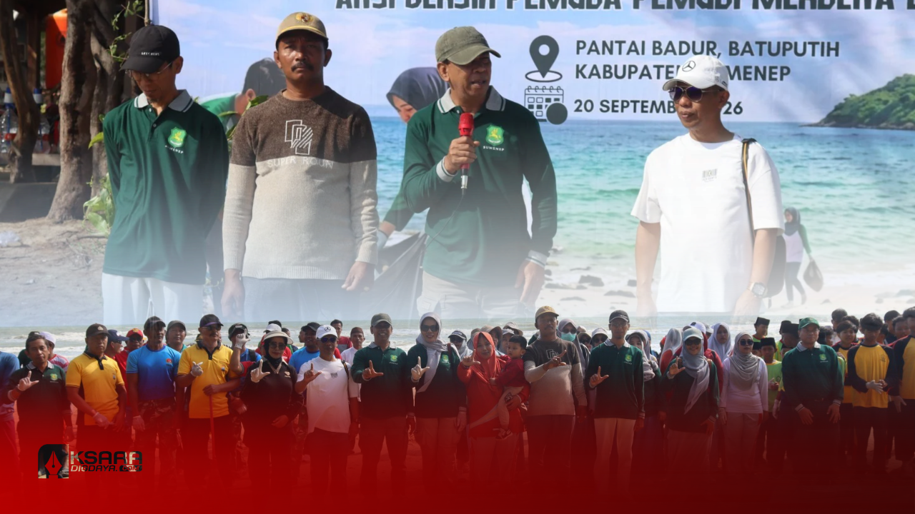 World Cleanup Day 2026 di Sumenep, 150 Peserta Bersihkan Pantai Badur dan Tanam Pohon